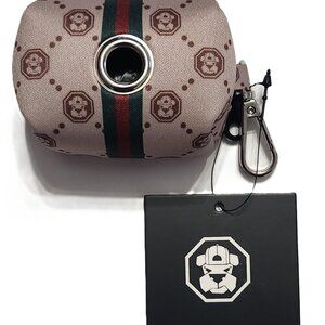 Fresh Pawz Dog Poop Waste Bag Holder W/ Black Roll of Bags